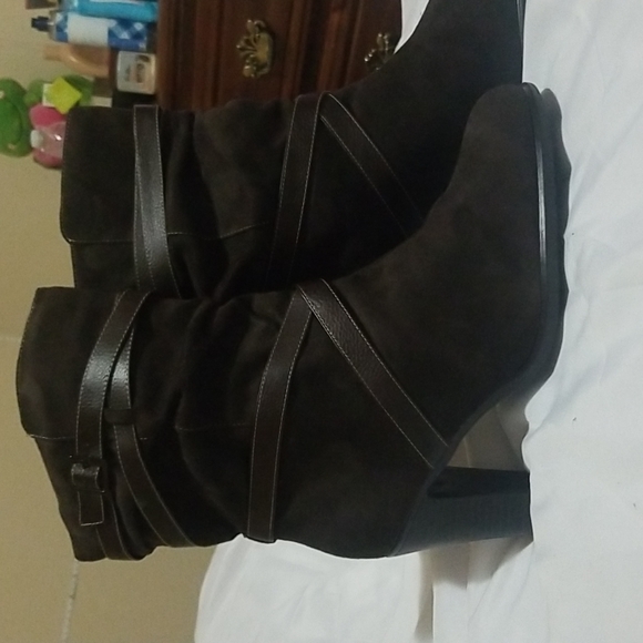 Brown Miranda Boots,Women's 12W - Picture 1 of 4